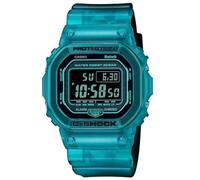 Casio Orologio Quarzo Uomo, misura cassa 42.80mm con quadrante Nero Digitale e cinturino Turquoise in Plastic/Resin Bracelet DW-B5600G-2ER