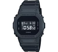 Casio Orologio Quarzo Uomo, misura cassa 43.00mm con quadrante LCD Digitale e cinturino Nero in Rubber Strap DW-5600BB-1ER