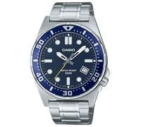 CASIO MTD-135D-1A Orologio Uomo Acciaio Diver Style Quadrante Nero