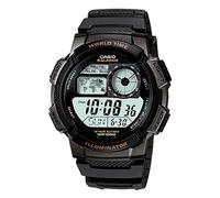 Orologio CASIO AE-1200WH-1CVCF Digitale Silicone Nero Chrono Sveglia Sub 100mt