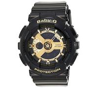 Casio Orologio Sportivo da Donna Display analogico-Digitale e Cinturino Nero BA-110-1ACR