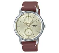 Casio Orologio Unisex Analogico Al quarzo con cinturino Pelle di vitello MTP-B310L-9AVEF