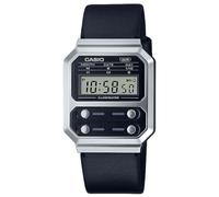 Casio Orologio Unisex Digitale Al quarzo con cinturino Cuoio A100WEL-1AEF