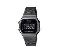 Casio Orologio Unisex Digitale cassa Resina cinturino Inox Nero A168WEMB-1BEF