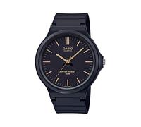 Casio Orologio unisex MW-240-1E2VCF classico analogico al quarzo nero, nero/oro, orologio al quarzo, Nero/Oro, Orologio al quarzo