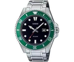 Casio Orologio Uomo Analogico in Acciaio colore Nero Inox Standard - MDV 107D 3AVEF