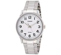 Orologio Uomo CASIO MTP-1303PD-7B Bianco Bracciale Acciaio Classico Vintage