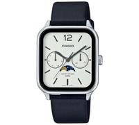 Casio Orologio Uomo - MTP-M305L-7AVDF Quadrante Bianco, Cinturino Nero, Nero, Retrò