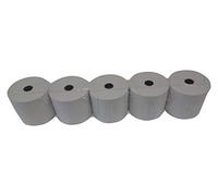 Rotolo aggiuntivo per calcolatrice da tavolo, senza legno, diametro 12 mm, larghezza 57 mm, bianco