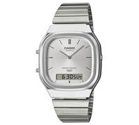 Casio Quadrante Vintage A Raggi Di Sole Argentato (35,8 Mm) Con AQ-240E-7AEF