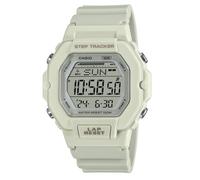Casio Quarzo Beige Quadrante Resina Cinghia LWS-2200H-8AV 100M Orologio Unisex