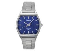 Casio Quarzo Blu Quadrante In Acciaio Inox MTP-B140D-2A 50M Orologio da Uomo