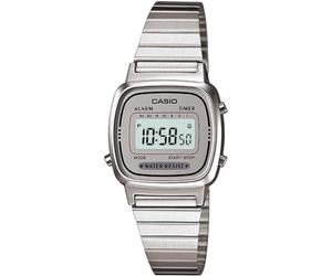 Casio Retro Argento Orologio Slimline LA670WEA 7EF