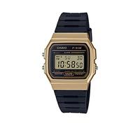 Casio Orologio Quarzo Unisex, misura cassa 31.00mm con quadrante LCD Digitale e cinturino Nero in Rubber Strap F-91WM-9AEF