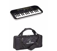 Casio SA-51 Tastiera con 32 Tasti Mini -Black/White con borsa Soundsation e alim
