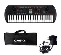 Casio SA-81 Tastiera Digitale Mini a 44 Tasti, Colore Nero/Grigio Chiaro, con Borsa e Alimentatore