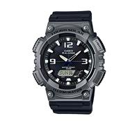 Casio Serie AQS800W | Orologio analogico digitale | 100M WR | Alimentazione solare | Cronometro 1/100 SEC | Indicatore giorno della settimana in 6 lingue | Timer conto alla rovescia | Luce LED | Multi