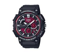 Casio Serie MCW200H | Orologio analogico da uomo | nero/nero | 100M WR | cronografo retrogrado | cronometro 1 secondo | Display della data | Multi quadrante | vetro in resina | cassa in resina |