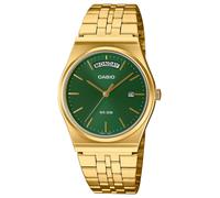 Casio Serie Retrò Mtp Giorno/Data (35 Mm) Quadrante Verde Sunray