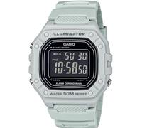 Casio Orologio Digitale al Quarzo Uomo con Cinturino in Resina W-218H-8BVCF