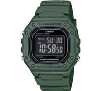 Casio Orologio Digitale al Quarzo Uomo con Cinturino in Resina W-218H-3BVCF