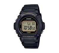 Casio Serie W219H | Orologio digitale da uomo | 50M WR | Illuminatore a LED | Cronografo 100 SEC | Cronometro 1/100 SEC | Allarme giornaliero | Segnale orario orario | Calendario automatico | Batteria