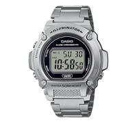 Casio Serie W219H | Orologio digitale da uomo | 50M WR | Illuminatore a LED | Cronografo 100 SEC | Cronometro 1/100 SEC | Allarme giornaliero | Segnale orario orario | Calendario automatico | Batteria