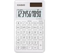 Casio SL-1000SC-WE Calcolatrice Tascabile, Bianco
