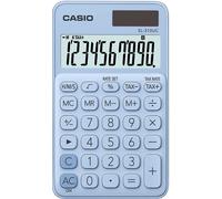 Casio SL-310UC-LB Calcolatrice Tascabile, Azzurro Pastello Azzurro Pastello Sing
