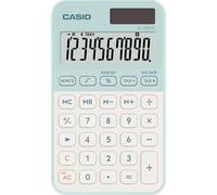 CASIO SL-310YC Calcolatrice tascabile compatta ed elengate con calcolo del tempo, verde chiaro