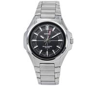 Casio Solar Powered Quadrante Nero Acciaio MTP-RS100D-1A 50M Orologio da Uomo