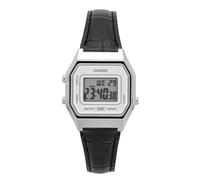 Casio Sport Quarzo Argento Quadrante Pelle Cinghia LA680WEL-1 Orologio Unisex