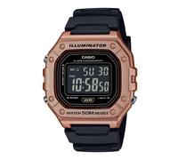 Casio Sport Quarzo Nero Quadrante Resina W-218HM-5BV 50M Orologio da Uomo