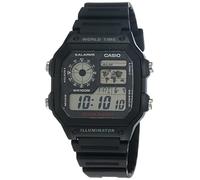 CASIO AE-1200WH-1AVDF OROLOGIO UOMO QUADRATO DIGITALE NERO 45mm SOTTOCOSTO