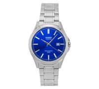 Casio Standard Analog Stainless Steel Blue Dial Quartz MTS-115D-2A1V Mens Watch
