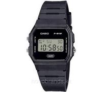 Orologio Unisex Casio in Resina Collection Multifunzione F-91WB-1AEF Nero