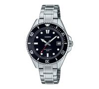 CASIO Timeless Collection Orologio MDV-10D-1A1V | Nero/Argento
