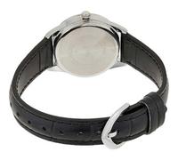 Casio Collection - Orologio donna al quarzo Classico cinturino in Pelle Nero cassa in Ottone display analogico bianco - LTP-V005L-7B2