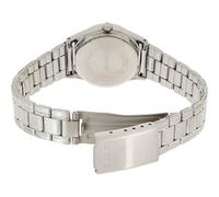 Casio Orologio al quarzo analogico da donna con cinturino in acciaio inossidabile LTP-V006D-7B2UDF, argento/bianco, movimento al quarzo