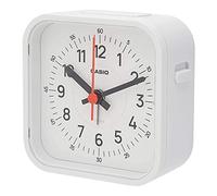 Casio TQ-169-7JF Sveglia, bianca, analogica, piccola, mini luce, luce snooze