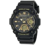 Casio Youth Analog Digital Resin Black Dial Quartz AEQ-120W-9AV 100M Men's Watch