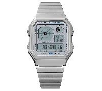 Casio Vintage A130WE-7AEF Digital Watch - Silver Stainless Steel, Retro-Futuristic Design