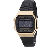Casio Vintage Cronografo Alarm Digital A168WEGB-1B Orologio unisex