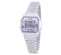 Casio Vintage Digital Sveglia Illuminator Cronometro LA680WA-4C Orologio Donna