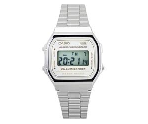 Casio Vintage Digitale Bianco Quadrante Illuminator A168WA-8 Orologio Unisex