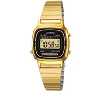 Casio Vintage LA670WEGA-1EF Women's Watch - Gold Dial, Stainless Steel Bracelet