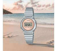 Casio Orologio Digitale al Quarzo Donna con Cinturino in Acciaio Inossidabile LA700WE-4AEF