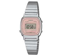 CASIO Vintage Mini Orologio Da Donna Digitale Argento/Rosa LA670WEA-4A2EF