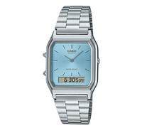 Casio Vintage Turchese Sveglia Cronometro Calendario AQ-230A-2A1 Orologio Donna