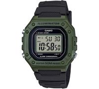 Casio Orologio Digitale Quarzo Uomo con Cinturino in Resina W-218H-3AVEF